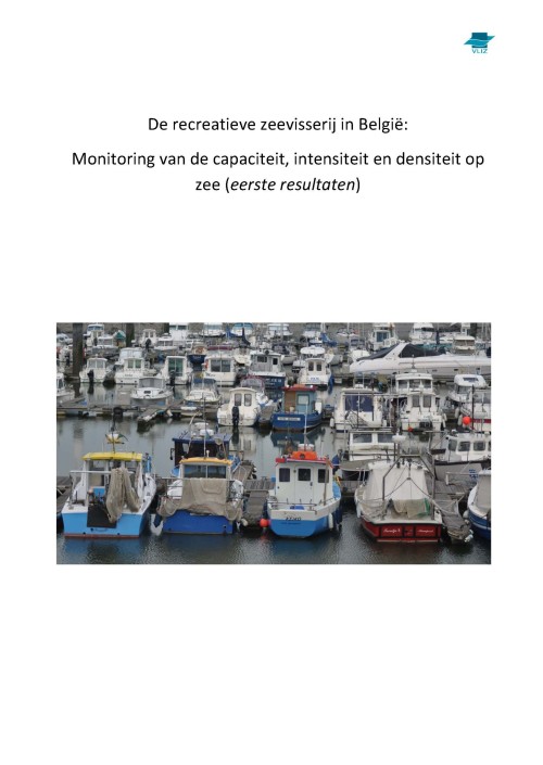 De recreatieve zeevisserij in België: Monitoring van de capaciteit, intensiteit en densiteit op zee (eerste resultaten)
