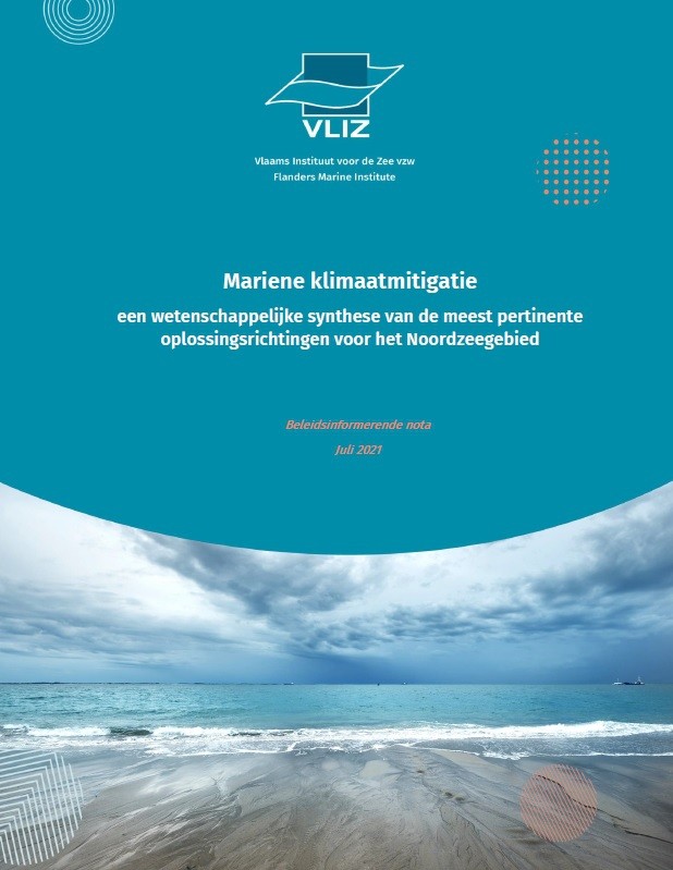 Mariene klimaatmitigatie: een wetenschappelijke synthese van de meest pertinente oplossingsrichtingen voor het Noordzeegebied