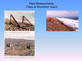 Field measurements Traps at shoreham beach.jpg