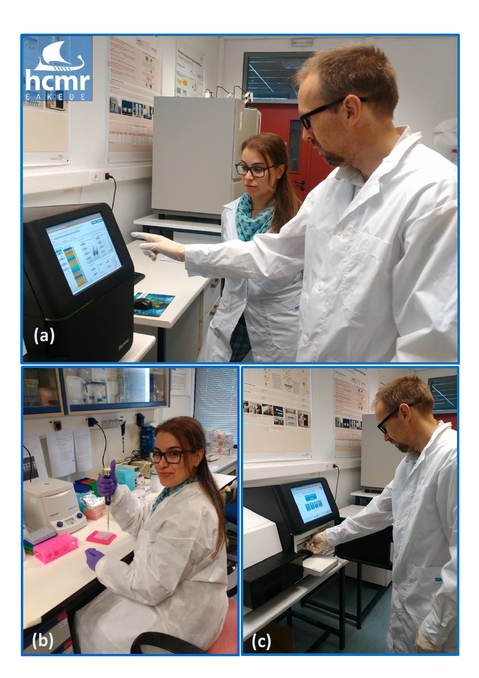 OSD researchers analysing samples