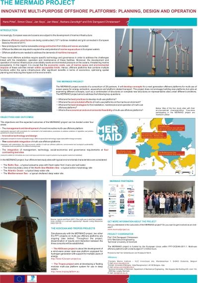 Mermaid poster littoral