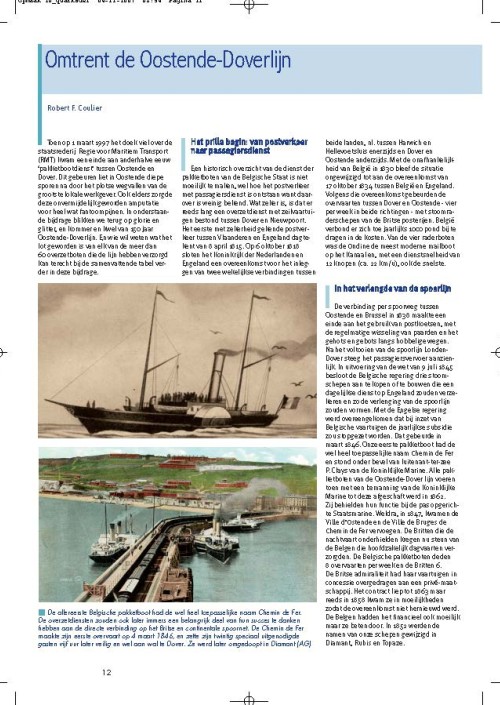 Omtrent de Oostende-Doverlijn
