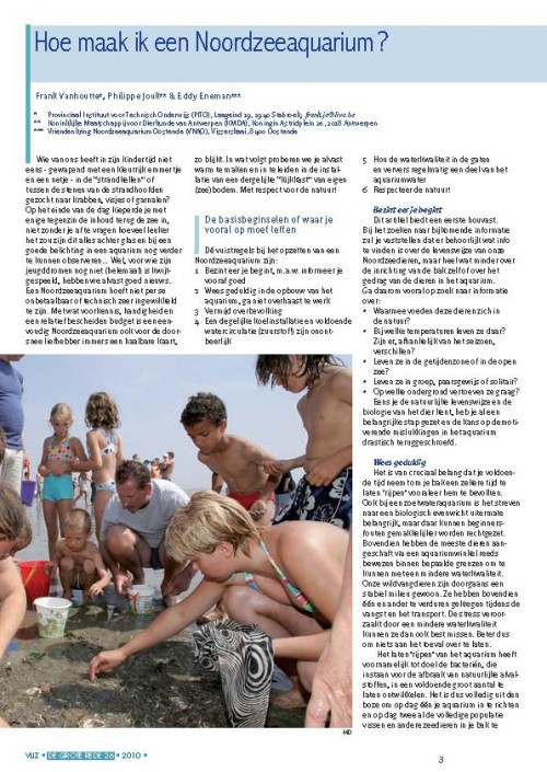 Hoe maak ik een Noordzeeaquarium?