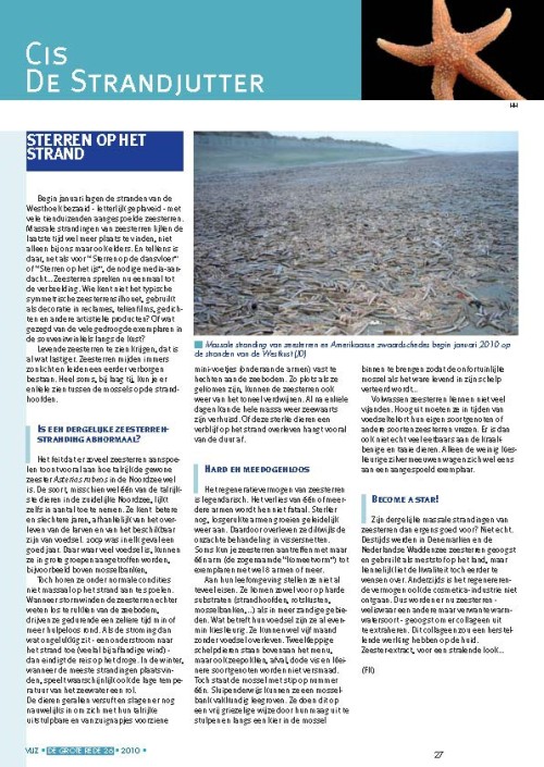 Cis de Strandjutter: Sterren op het strand