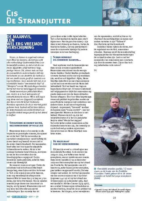 Cis de strandjutter: De maanvis, een wel erg vreemde verschijning