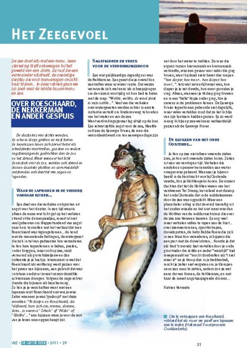 Het zeegevoel: Over Roeschaard, de Nekkerman en ander gespuis