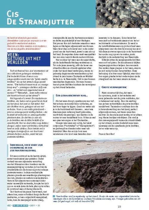 Cis de strandjutter: Veen: getuige uit het verleden