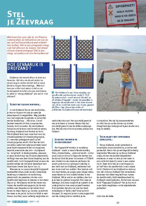 Stel je zeevraag: Hoe gevaarlijk is drijfzand?