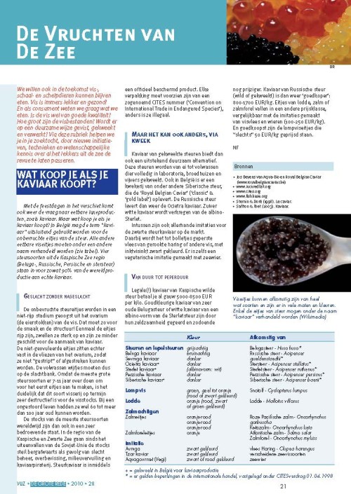 De vruchten van de zee: Wat koop je als je kaviaar koopt?