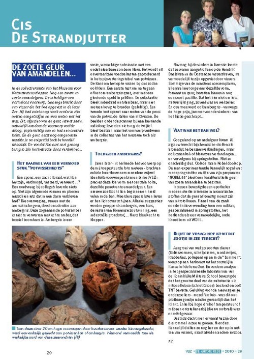 Cis de strandjutter: De zoete geur van amandelen...