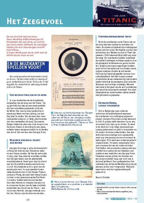 Het zeegevoel: En de muzikanten speelden voort