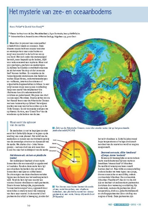 Het mysterie van zee- en oceaanbodems