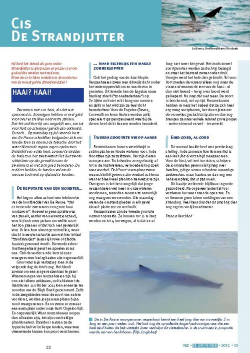 Cis de strandjutter: haai? Haai!