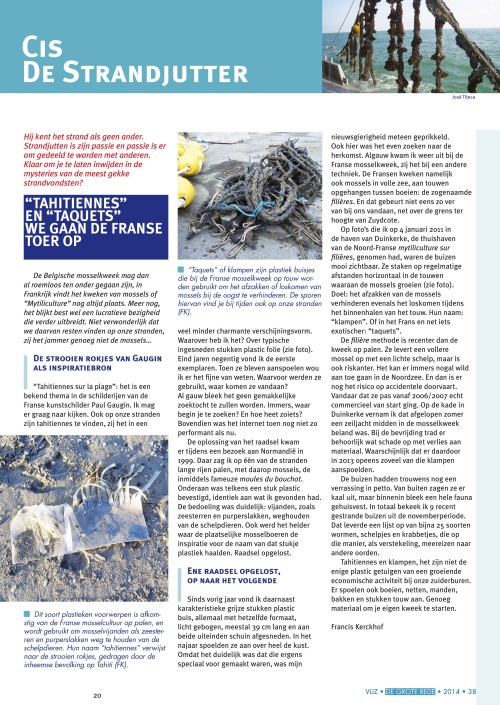 Cis de strandjutter: “Tahitiennes” en “taquets” - we gaan de Franse toer op