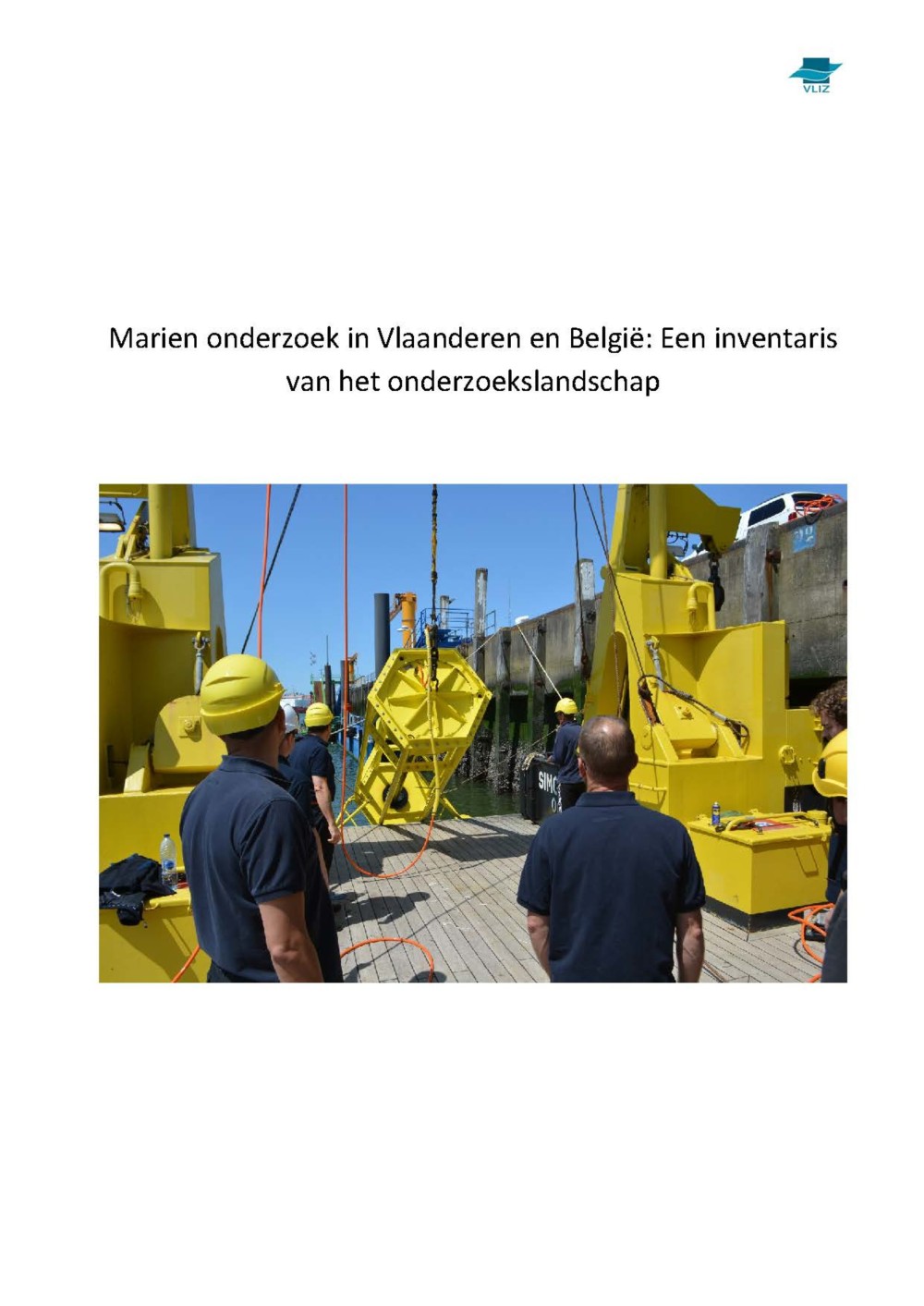 Marien onderzoek in Vlaanderen en België: Een inventaris van het onderzoekslandschap