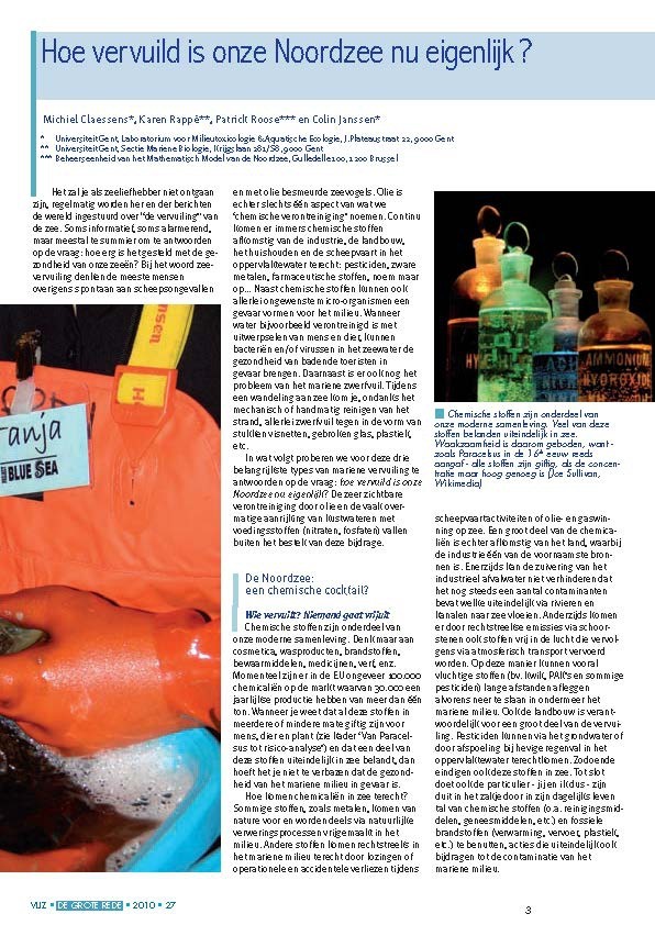 Hoe vervuild is onze Noordzee nu eigenlijk?