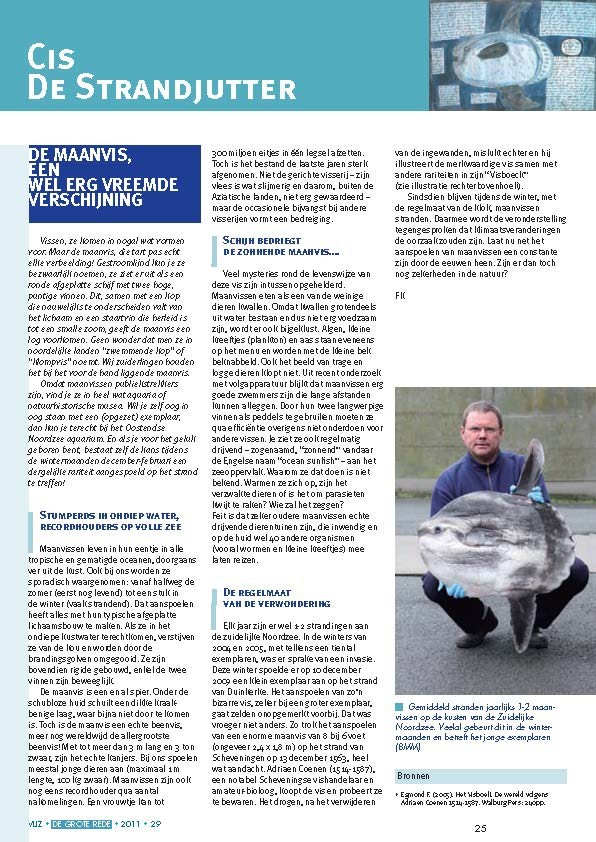 Cis de strandjutter: De maanvis, een wel erg vreemde verschijning