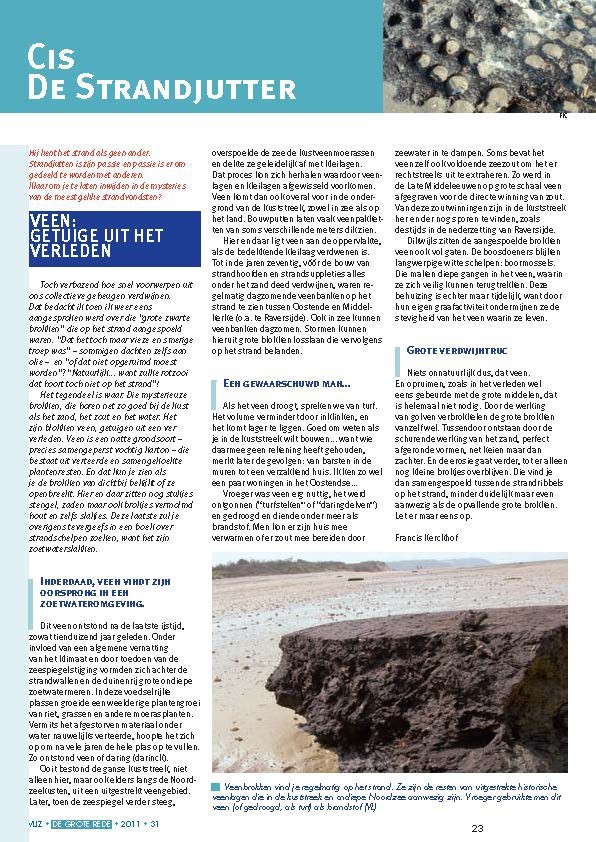 Cis de strandjutter: Veen: getuige uit het verleden