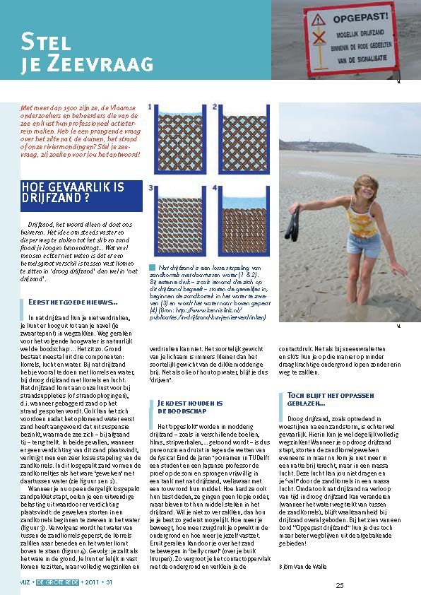Stel je zeevraag: Hoe gevaarlijk is drijfzand?