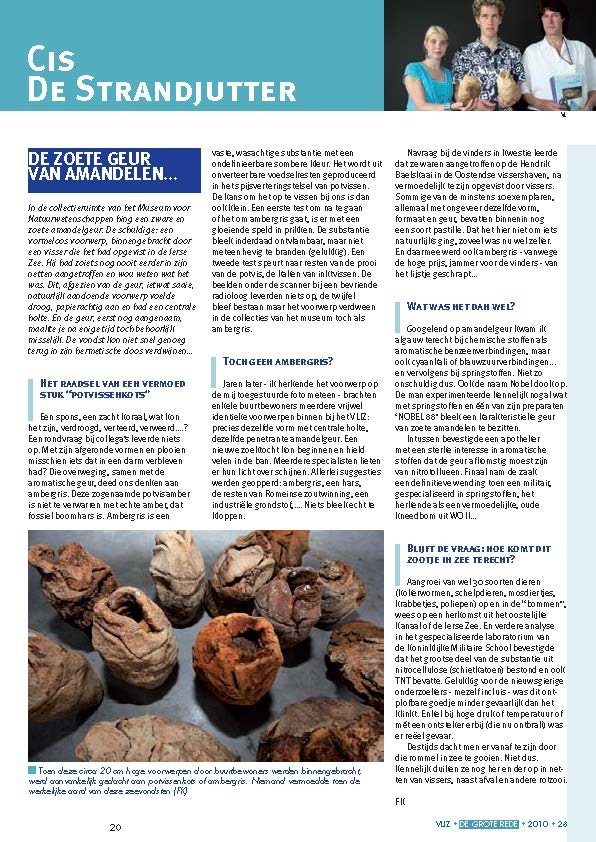 Cis de strandjutter: De zoete geur van amandelen...