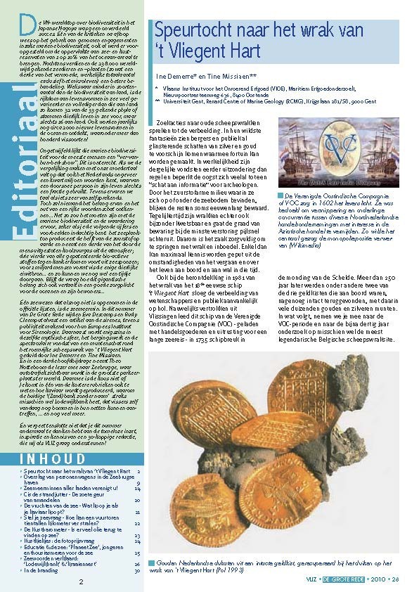 Speurtocht naar het wrak van<i> ‘t Vliegent Hart</i>