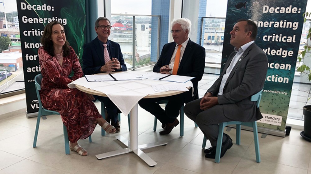 Ondertekening MoU INVEMAR-VLIZ