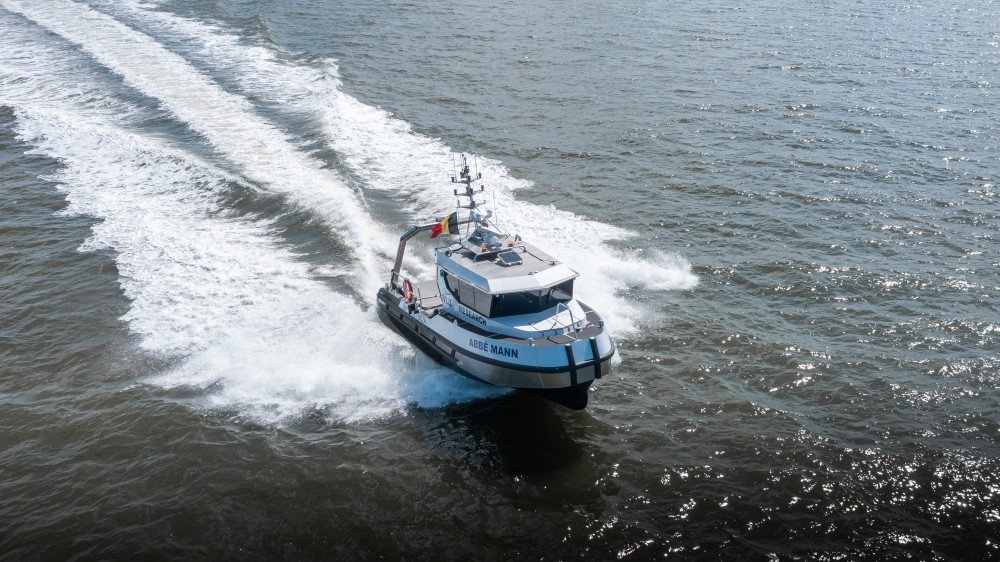 The work boat Abbé Mann