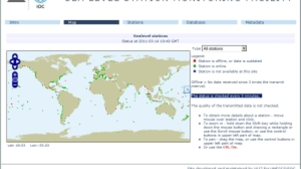 Sea Level Station Monitoring Facility