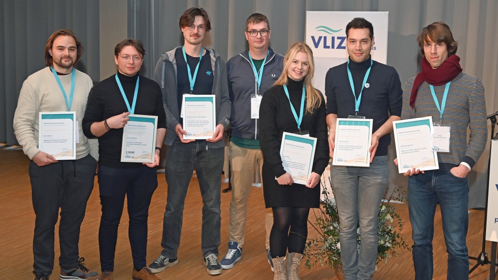 Zes laureaten ontvangen Brilliant Marine Research Idea-beurs