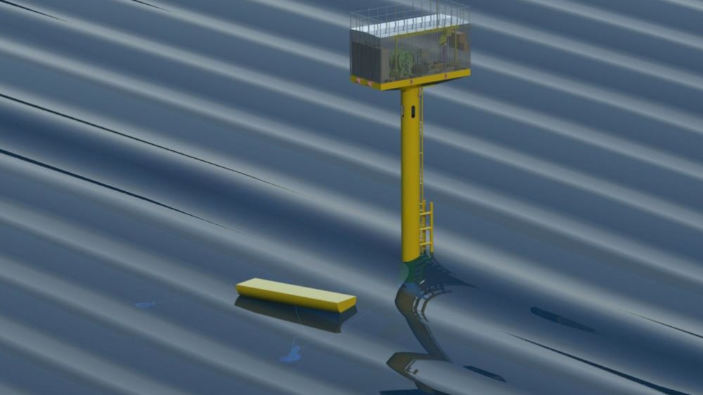 Blue Accelator test platform near Oostende, Belgium as test lab for new developments in blue energy