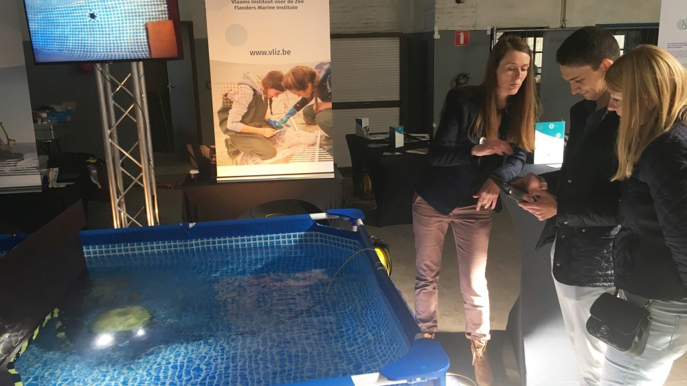 VLIZ Marine Robotics Center presented at technology festival SuperNova