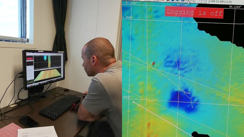Survey op het Nederlandse scheepswrak ‘t Vliegent Hart in Belgische wateren