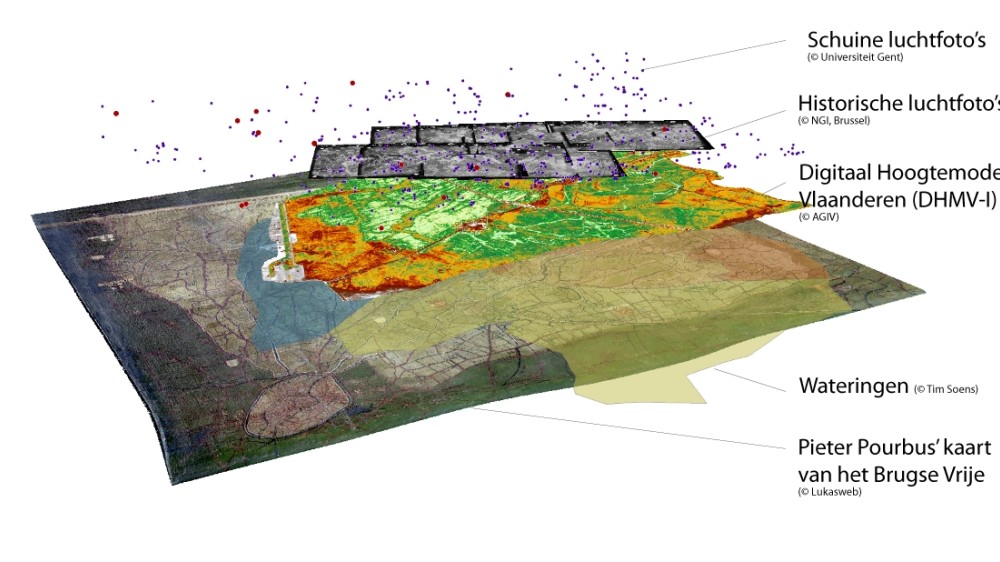 Website met archeologische kijk op Middeleeuws Brugge en zijn voorhavens