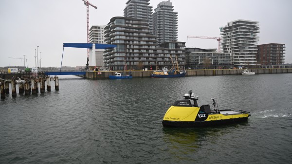 De USV Gobelijn in het Oostendse Visserijdok