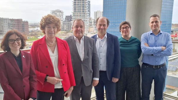 UGent rector De Sutter bezoekt VLIZ