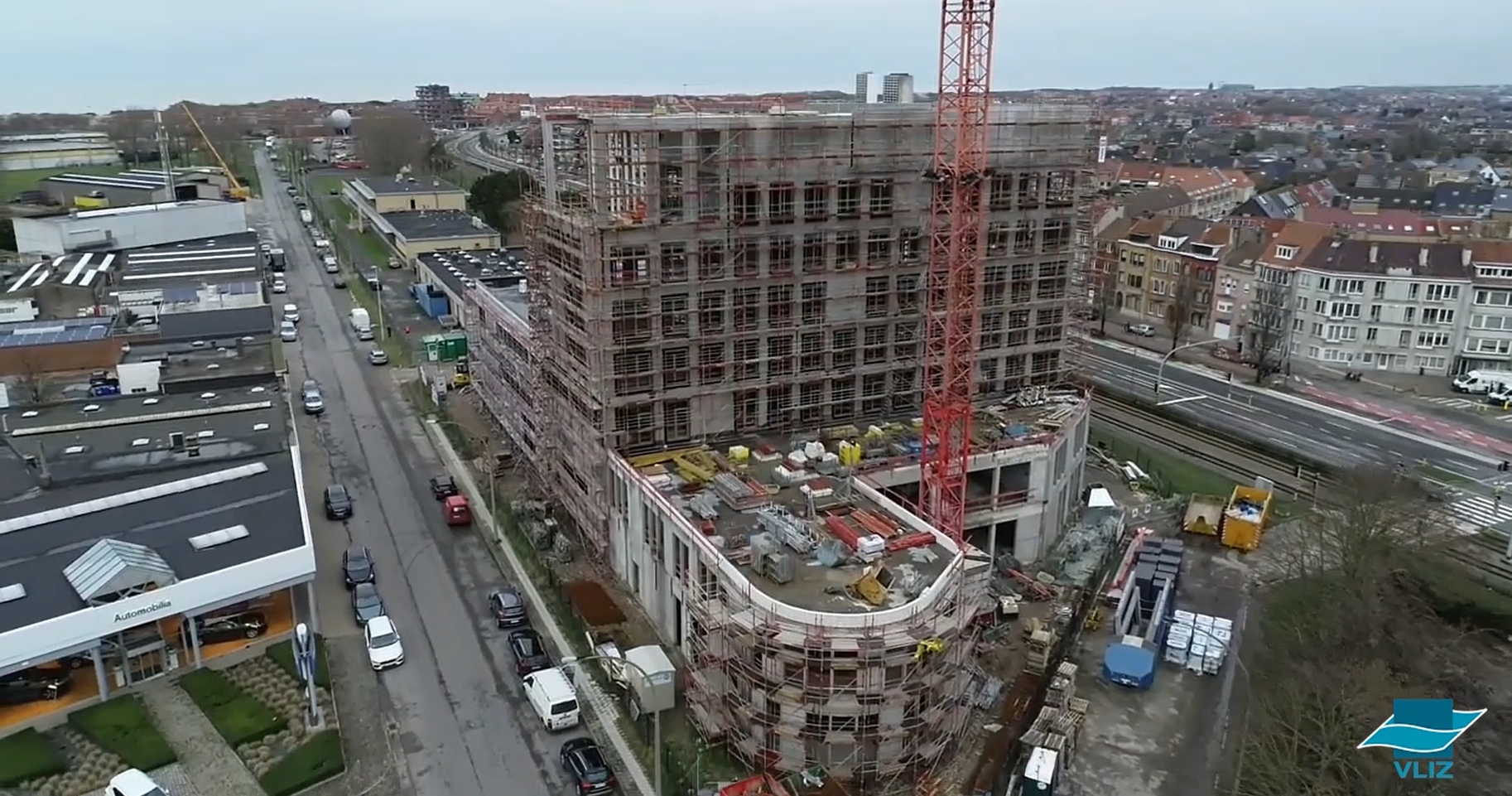 Dronebeeld InnovOcean Campus