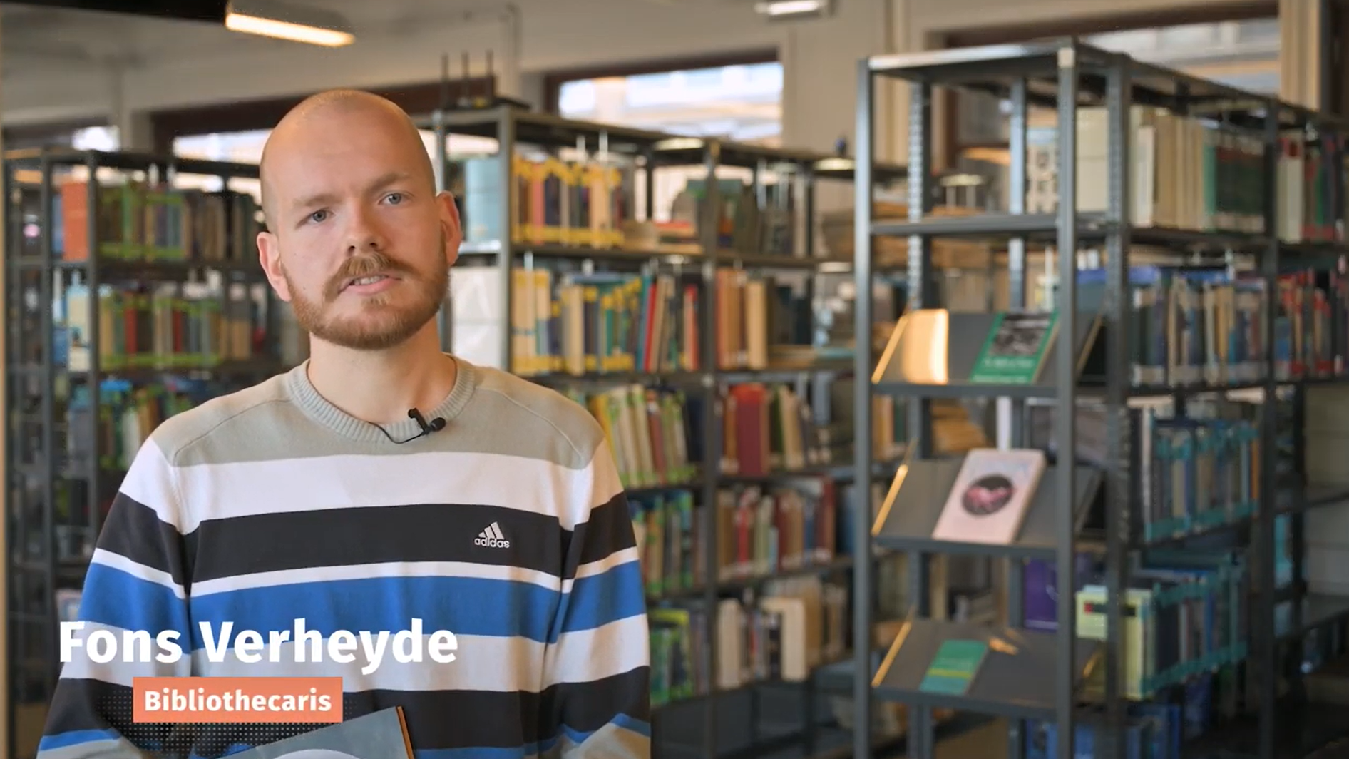 Een dag in het spoor van bibliothecaris Fons.