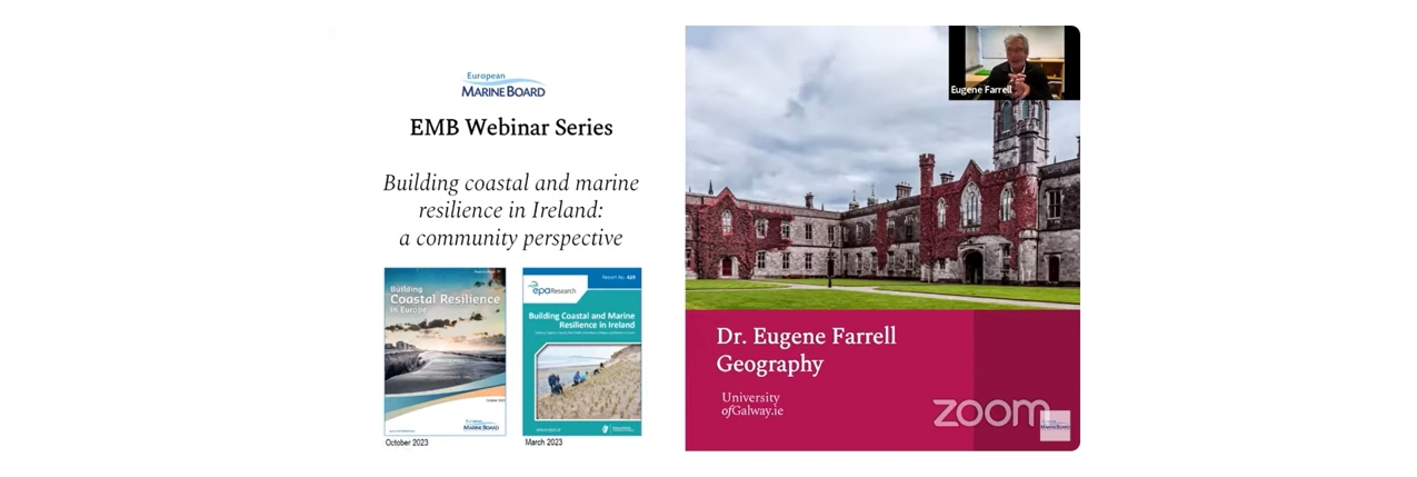 EMB science webinar coastal resilience in Ireland