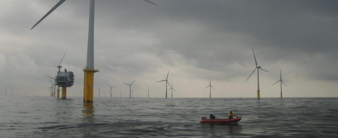 Offshore windpark Belgische Noordzee