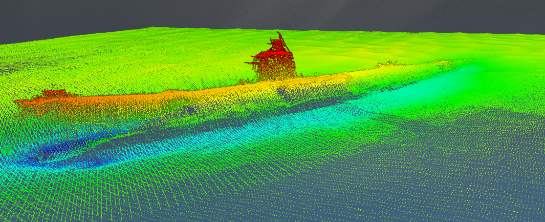 Wrak van een duikboot