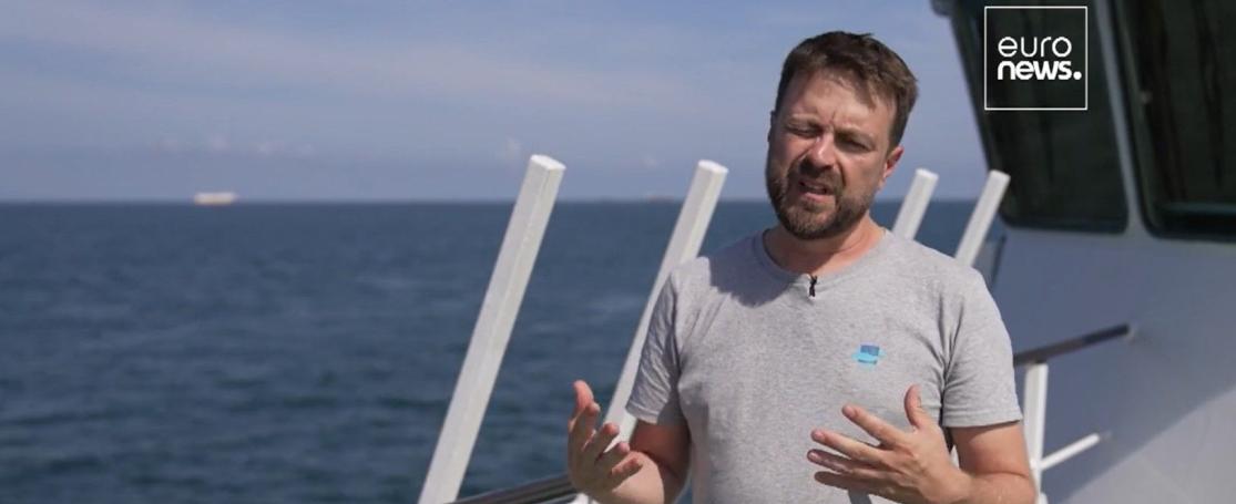 Klaas Deneudt (VLIZ) in EuroNews