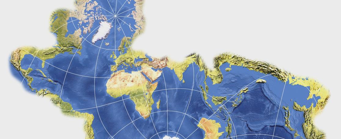 Er is slechts 1 oceaan - Spilhous projectie 