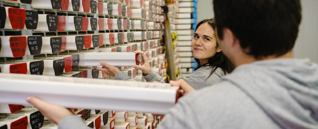 Core repository op VLIZ-MSO, Oostende