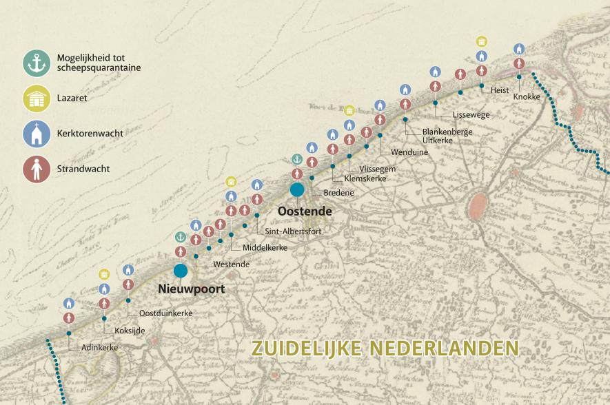 Maatregelen genomen ter vrijwaring van de Zuidelijke Nederlanden van de pest, ca. 1770-1772.