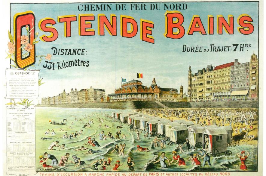 Affichekust aan zee