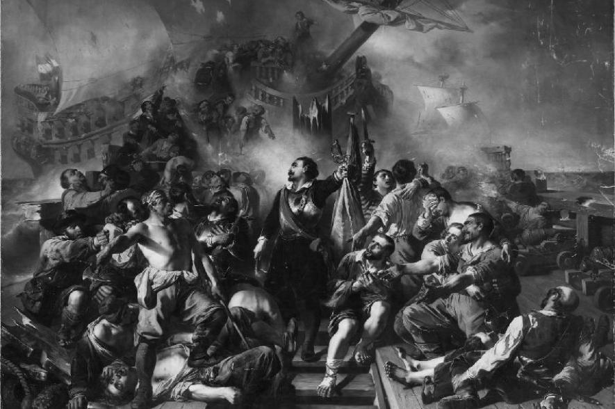 Ernest Slingeneyer, La Mort de Jacobsen, 1845. 