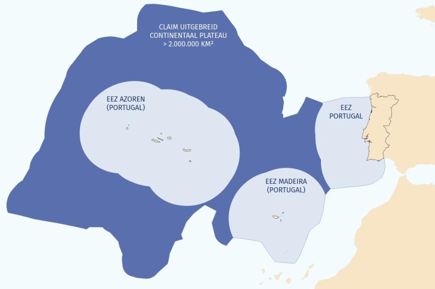 Marine Regions Extended Continental Shelf - Portugal