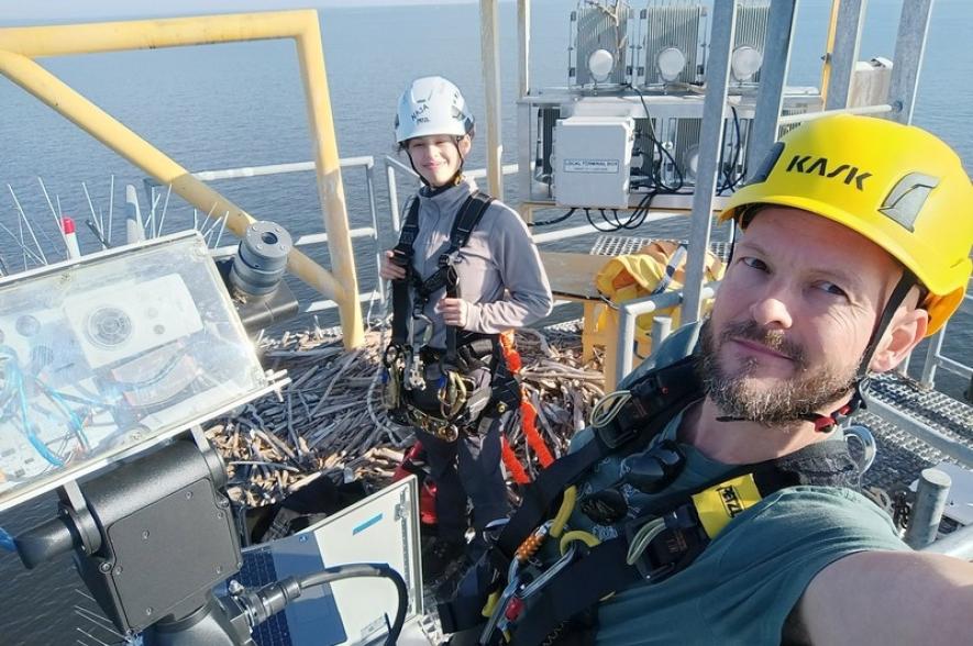 PANTHYR installatie in Chesapeake Bay