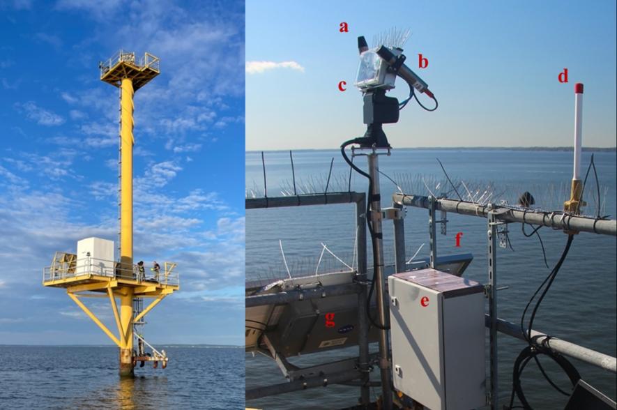 PANTHYR installatie in Chesapeake Bay