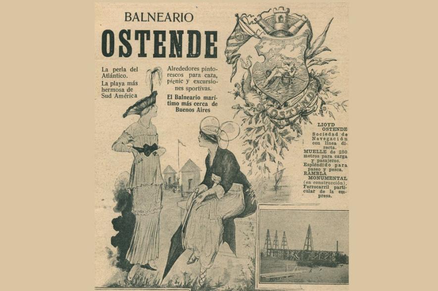 Reclamecampagne voor de badstad Ostende